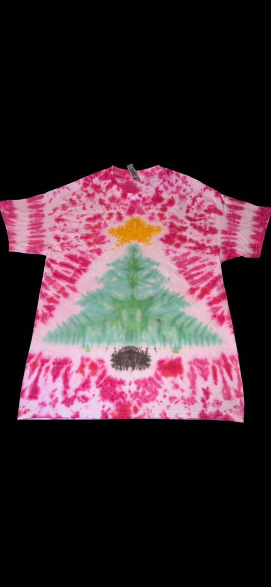 Christmas Tree Tie Dye