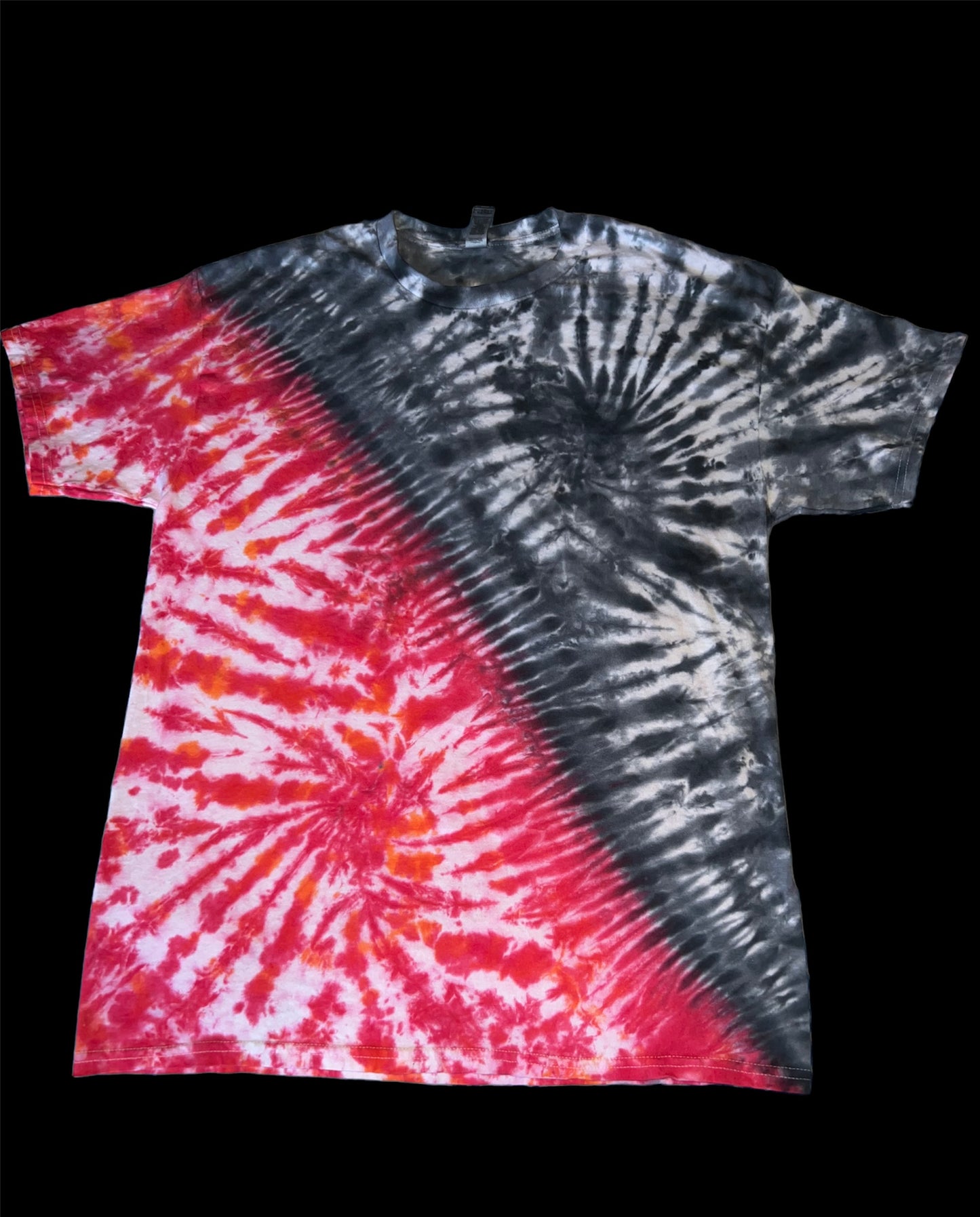 Side Split Swirl Tie Dye T-Shirt